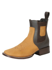 El General Men's Nobuck Ankle Boots–Honey 45582 - OriginalWestern.com