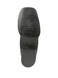 El General Men's Petatillo Crazy Black Rodeo Boots 44884 - OriginalWestern.com