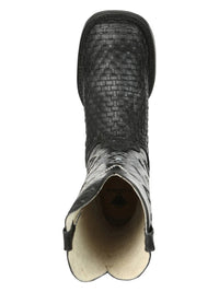 El General Men's Petatillo Crazy Black Rodeo Boots 44884 - OriginalWestern.com
