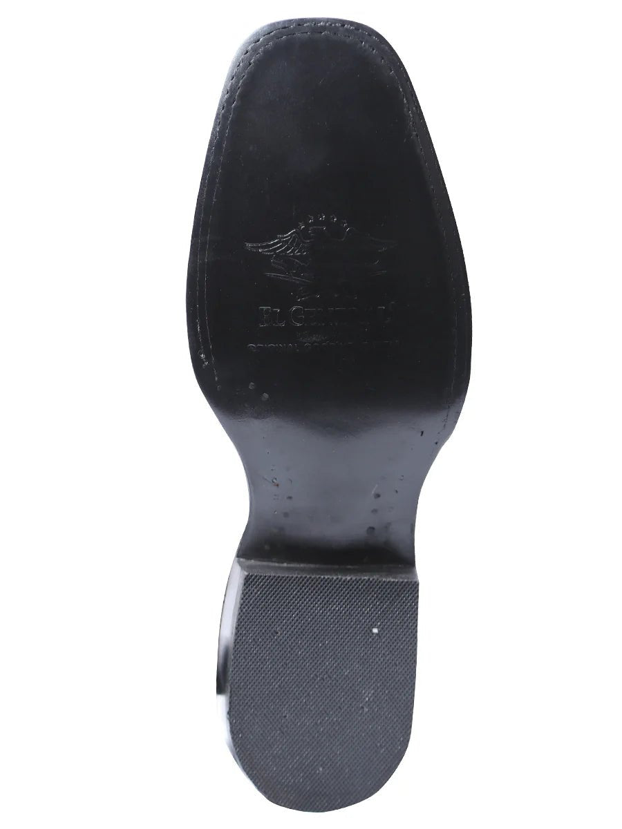 El General Men's Rodeo Boot–Crazy Black 42998 - OriginalWestern.com