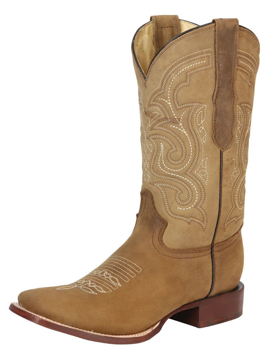 El General Men's Rodeo Boot–Crazy Leather–Cappuccino 45206 - OriginalWestern.com