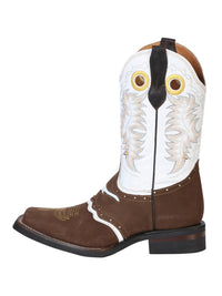 El General Men's Rodeo Boot–Crazy Nobuck–Dark Brown 33313 - OriginalWestern.com