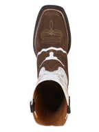 El General Men's Rodeo Boot–Crazy Nobuck–Dark Brown 33313 - OriginalWestern.com