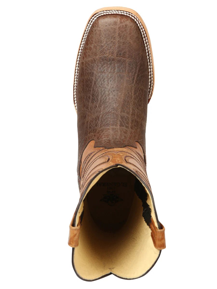El General Men's Rodeo Boot Elephant Print Brown 45767 - OriginalWestern.com