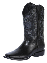 El General Men's Rodeo Boot–Imitation Lizard–Black 41904 - OriginalWestern.com