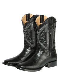 El General Men's Rodeo Boot–Imitation Lizard Black 44666 - OriginalWestern.com