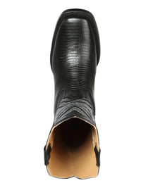 El General Men's Rodeo Boot–Imitation Lizard Black 44666 - OriginalWestern.com