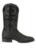 El General Men's Rodeo Boot Imitation Phyton–Black 45561 - OriginalWestern.com