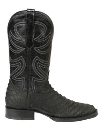El General Men's Rodeo Boot Imitation Phyton–Black 45561 - OriginalWestern.com