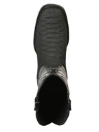 El General Men's Rodeo Boot Imitation Phyton–Black 45561 - OriginalWestern.com