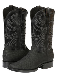 El General Men's Rodeo Boot Imitation Phyton–Black 45561 - OriginalWestern.com