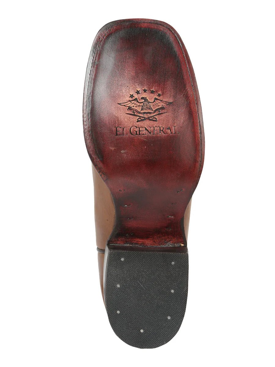 El General Men's Rodeo Boots–Brown 45580 - OriginalWestern.com