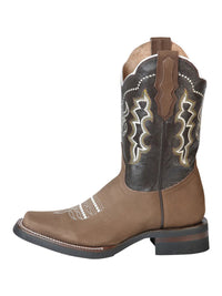 El General Men's Rodeo Boots–Nobuck Camel 51113 - OriginalWestern.com