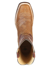 El General Men's Square Toe Cowboy Boot–Crazy Honey 43012 - OriginalWestern.com