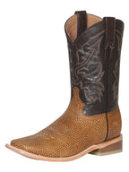El General Men's Square Toe Cowboy Boot–Floater Light Brown 43009 - OriginalWestern.com