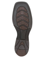 El General Men's Square Toe Leather Cowboy Boot–Crazy Dark Brown 43000 - OriginalWestern.com