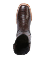 El General Men's Square Toe Leather Cowboy Boot–Printed Lizard 41791 - OriginalWestern.com