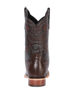 El General Men's Square Toe Leather Cowboy Boot–Printed Lizard 41791 - OriginalWestern.com