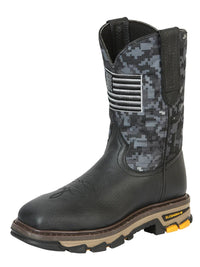El General Men´s Steel Toe Work Boot – Bull Fight Leather – Black 44774 - OriginalWestern.com