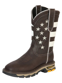 El General Men's Work Boot – Bull Fight Leather – Choco 44759 - OriginalWestern.com