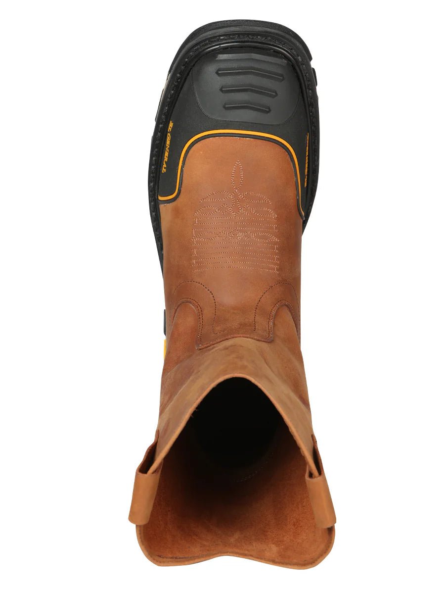 El General Men's Work Boot – Crazy Leather – Kansas 44689 - OriginalWestern.com
