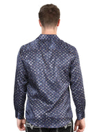 El General Navy/Gold Casual Long-Sleeve Shirt 44548 - OriginalWestern.com