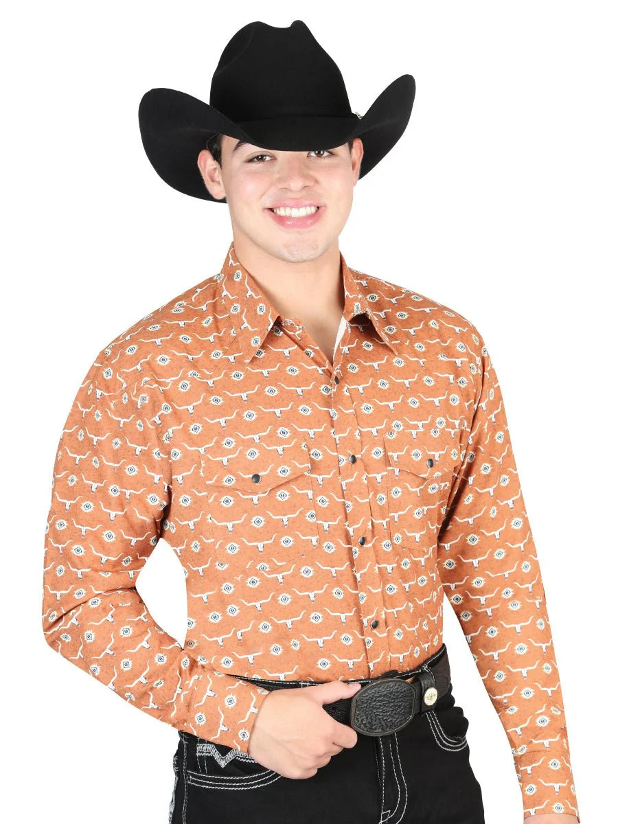 The General Western Shirt - Orange 44328