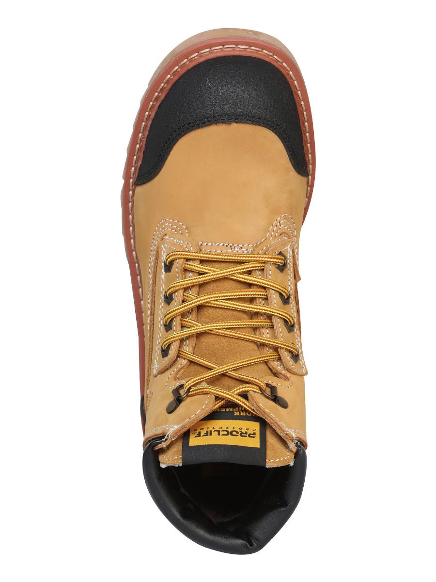 El General Procliff Protection Lace–Up Work Shoe Nobuck Honey 35218 - OriginalWestern.com
