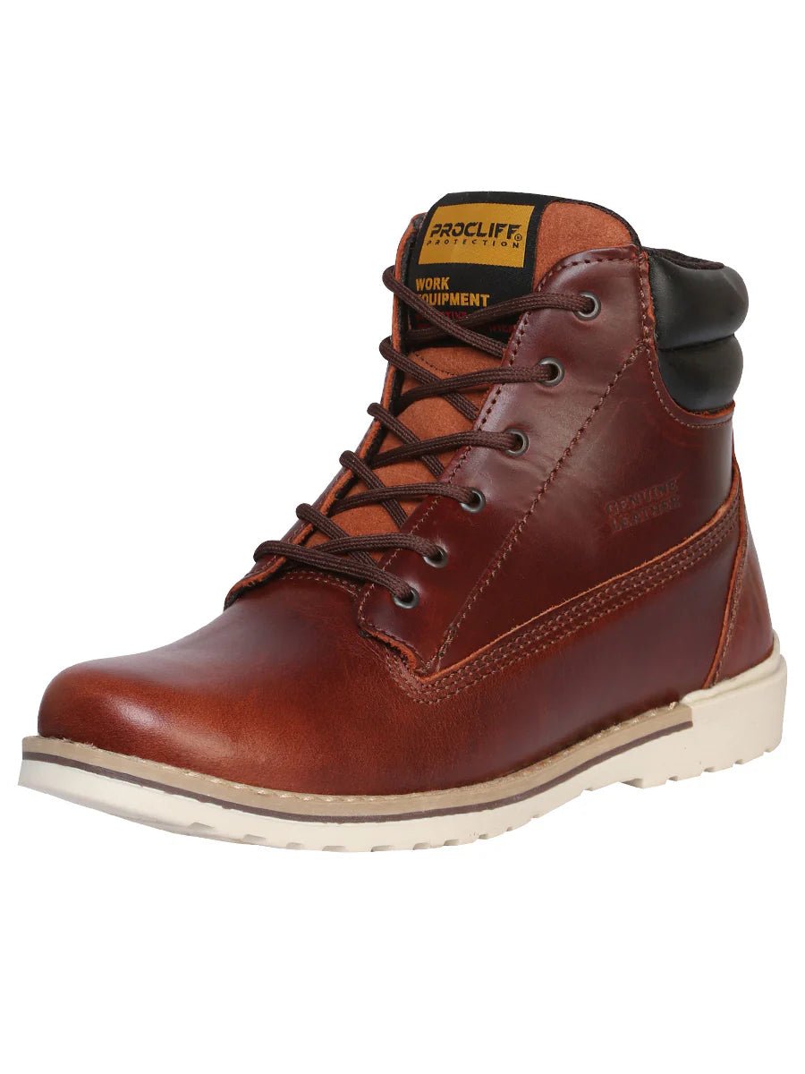 El General Procliff Protection Pull Up Work Boot–Wine 35201 - OriginalWestern.com
