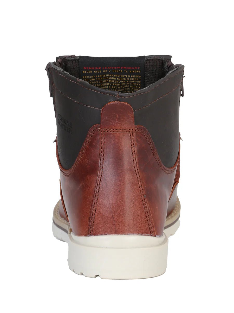 El General Procliff Pull Up Work Boot Wine– 35205 - OriginalWestern.com