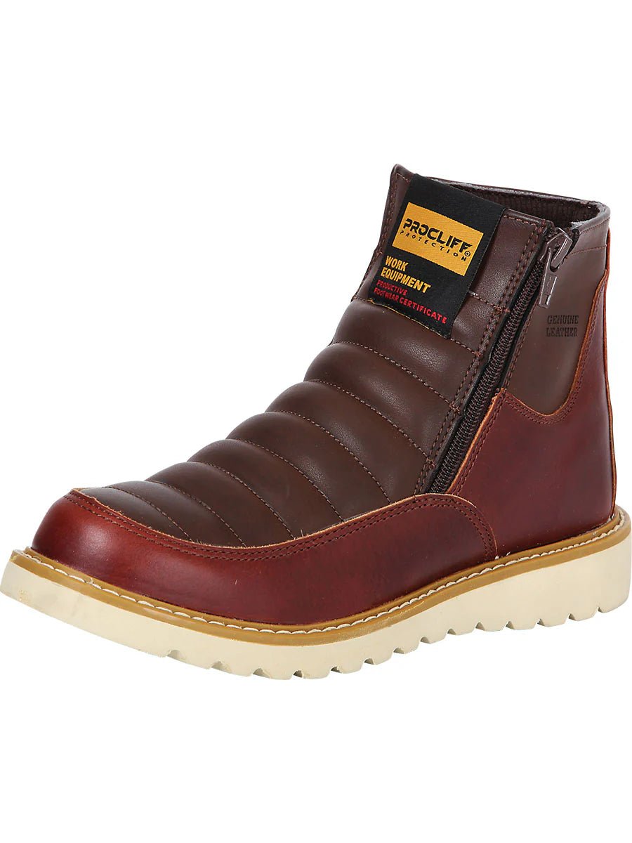 El General Procliff Pull Up Work Boot Wine– 35205 - OriginalWestern.com