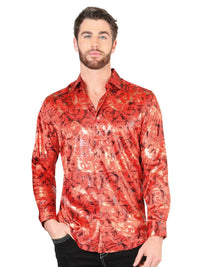 El General - Casual Long Sleeve Shirt - Red 44592