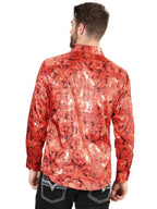 El General - Casual Long Sleeve Shirt - Red 44592