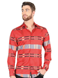 El General Red Casual Long-Sleeve Shirt 44601 - OriginalWestern.com