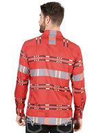 El General - Casual Long Sleeve Shirt - Red 44601