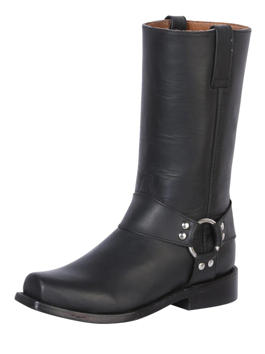 El General Rodeo Boot–Biker Boot–Waxy Black 134 - OriginalWestern.com