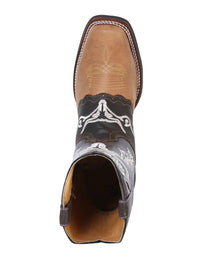 El General Rodeo Boot–Crazy Honey /DarkBrown 33316 - OriginalWestern.com