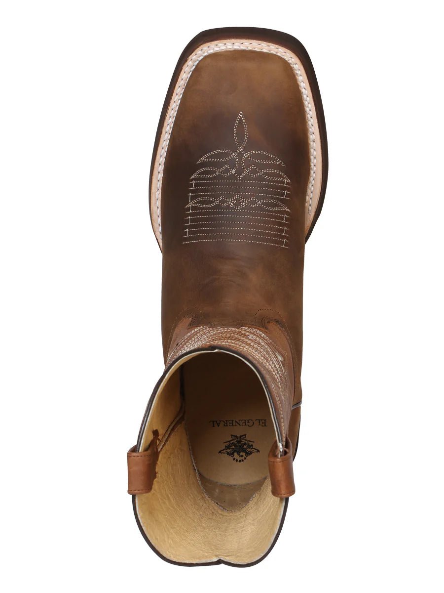 El General Rodeo Boot–Crazy Tan 43001 - OriginalWestern.com