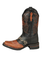El General Rodeo Boot–Crazy Wine with Embroidery 40667 - OriginalWestern.com