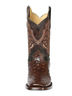 El General Rodeo Boot–Imit Avestruz–Brown 44665 - OriginalWestern.com