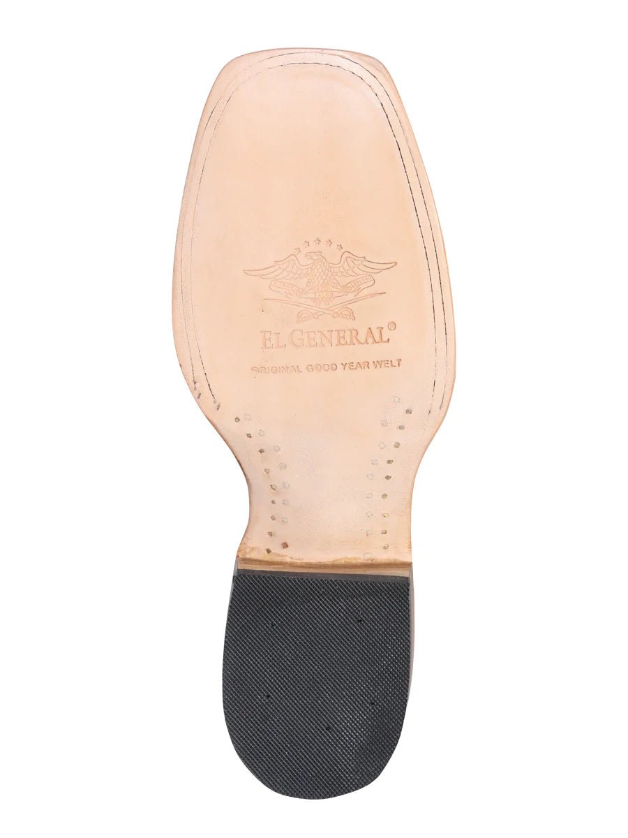 El General Rodeo Boot–Imitation Pirarucu–Black 41792 - OriginalWestern.com