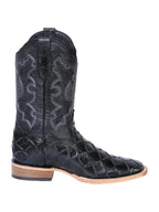 El General Rodeo Boot–Imitation Pirarucu–Black 41792 - OriginalWestern.com