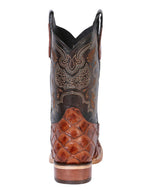 El General Rodeo Boot–Imitation Pirarucu Cognac 41793 - OriginalWestern.com
