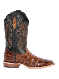 El General Rodeo Boot–Printed Caiman Light Brown 41794 - OriginalWestern.com