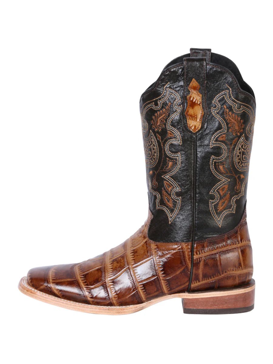El General Rodeo Boot–Printed Caiman Light Brown 41794 - OriginalWestern.com