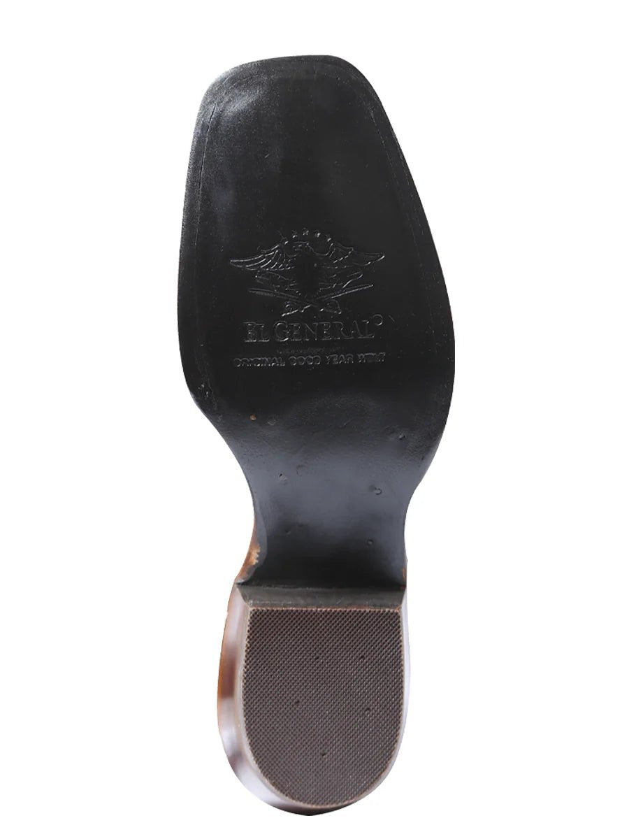 El General Rodeo Boot–Suede Brown 42025 - OriginalWestern.com