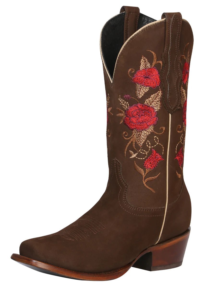 El General Rodeo Boot–Suede Brown 42025 - OriginalWestern.com