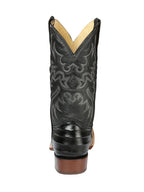 El General Rodeo–Printed Alligator Leather Boots–Black 44938 - OriginalWestern.com