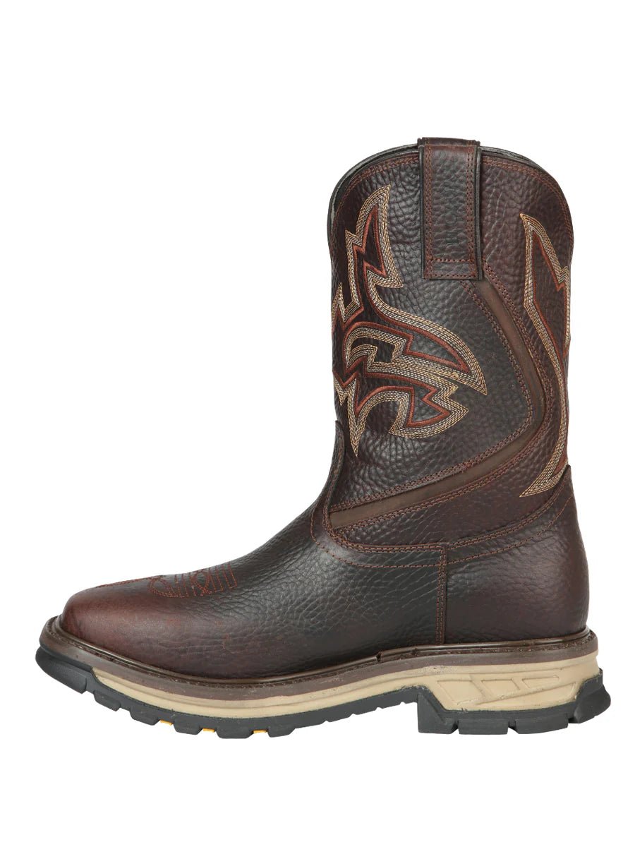 El General Rodeo Work Boot – Bull Fight Brown 44692 - OriginalWestern.com