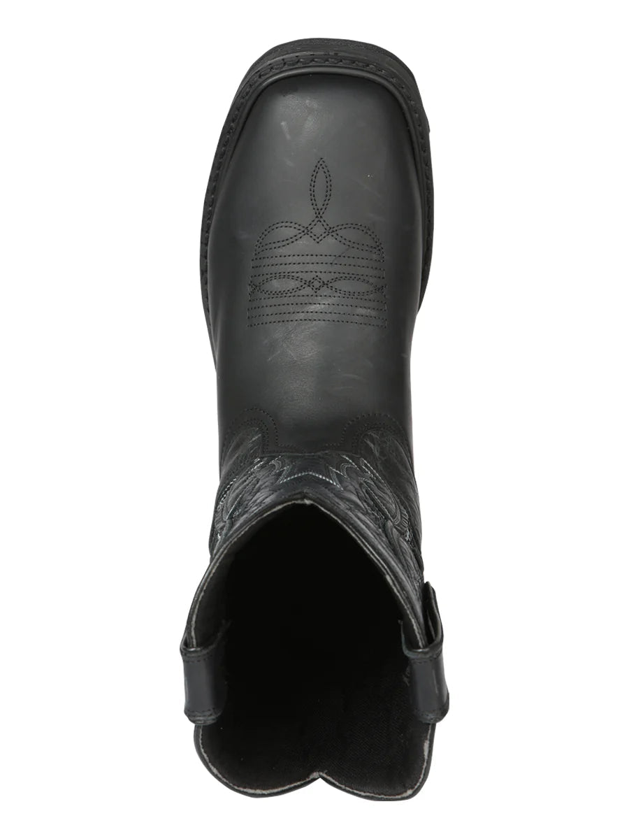 El General Rodeo Work Boot– Crazy Black 44694 - OriginalWestern.com